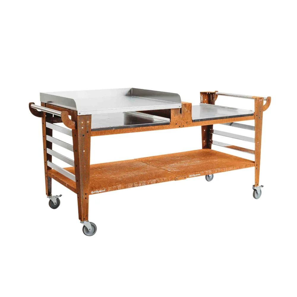 GrillSymbol Baso XL Corten Steel Side Table - Image 3