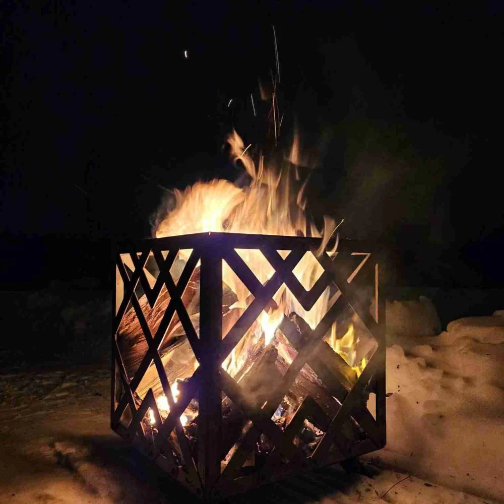 GrillSymbol Sverre Corten Steel Fire Pit - Image 2
