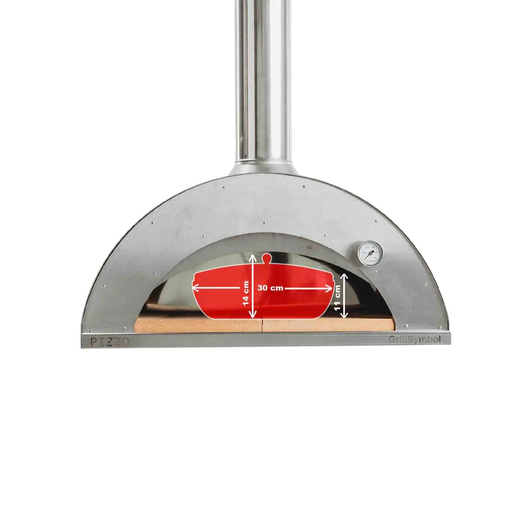GrillSymbol Pizzo Stainless Steel Pizza Oven with Stand - Image 6