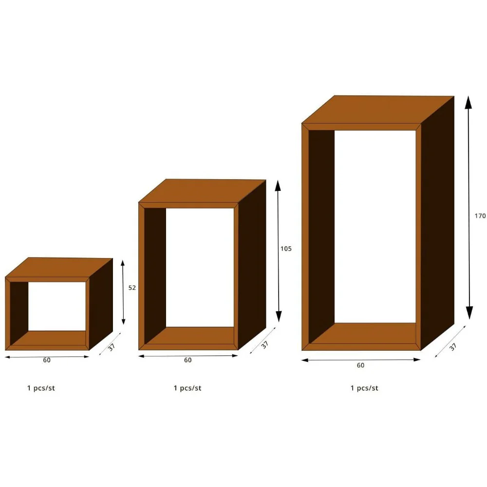 GrillSymbol WoodStock Corten Firewood Rack - Image 8