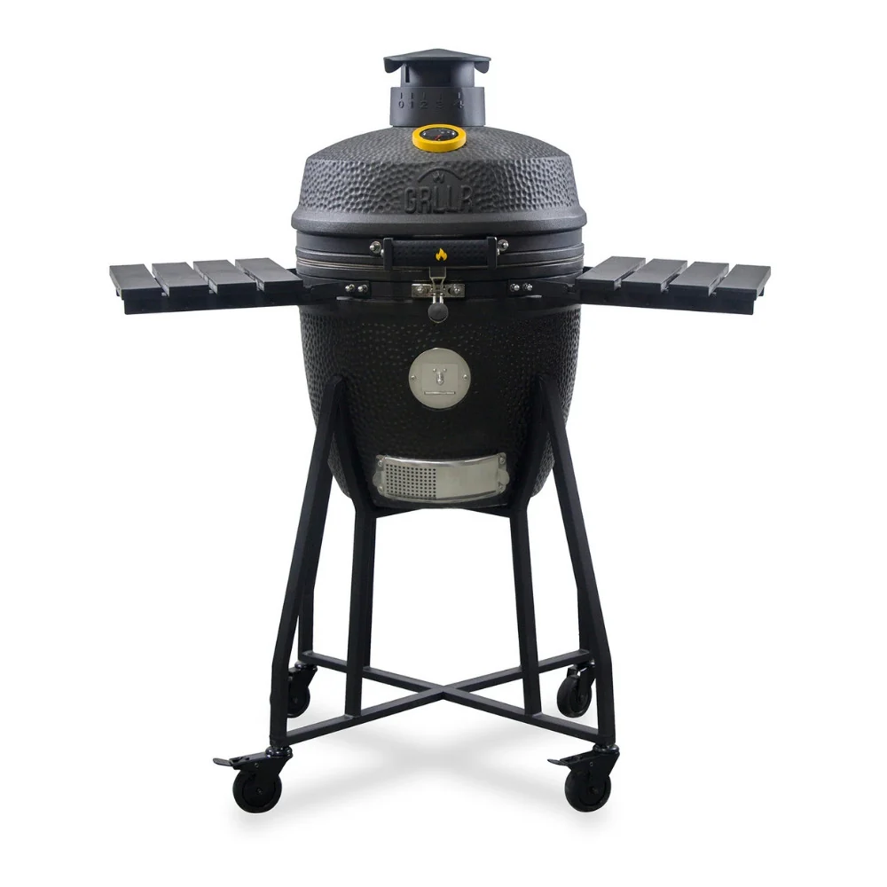 GRLLR Ember Classic 18 Inch Charcoal Black Kamado BBQ - Image 4