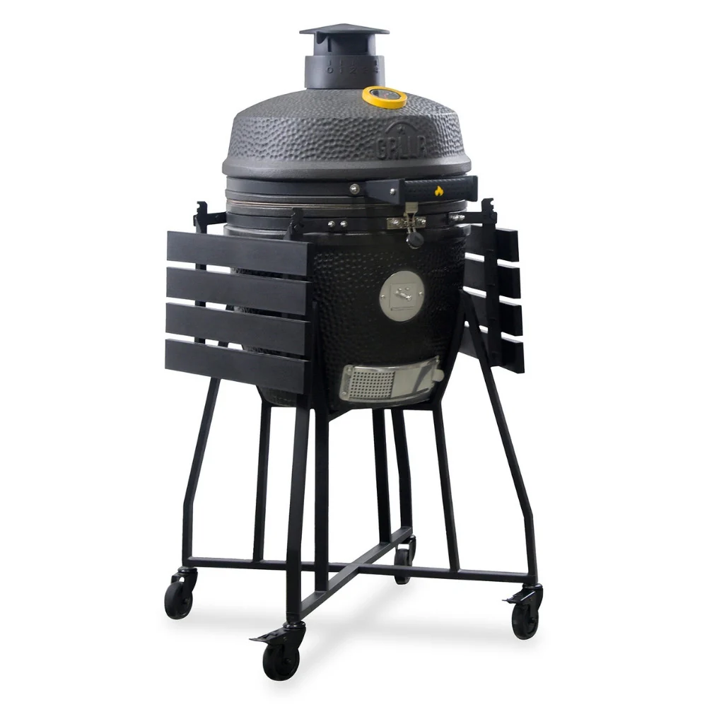 GRLLR Ember Classic 18 Inch Charcoal Black Kamado BBQ - Image 6