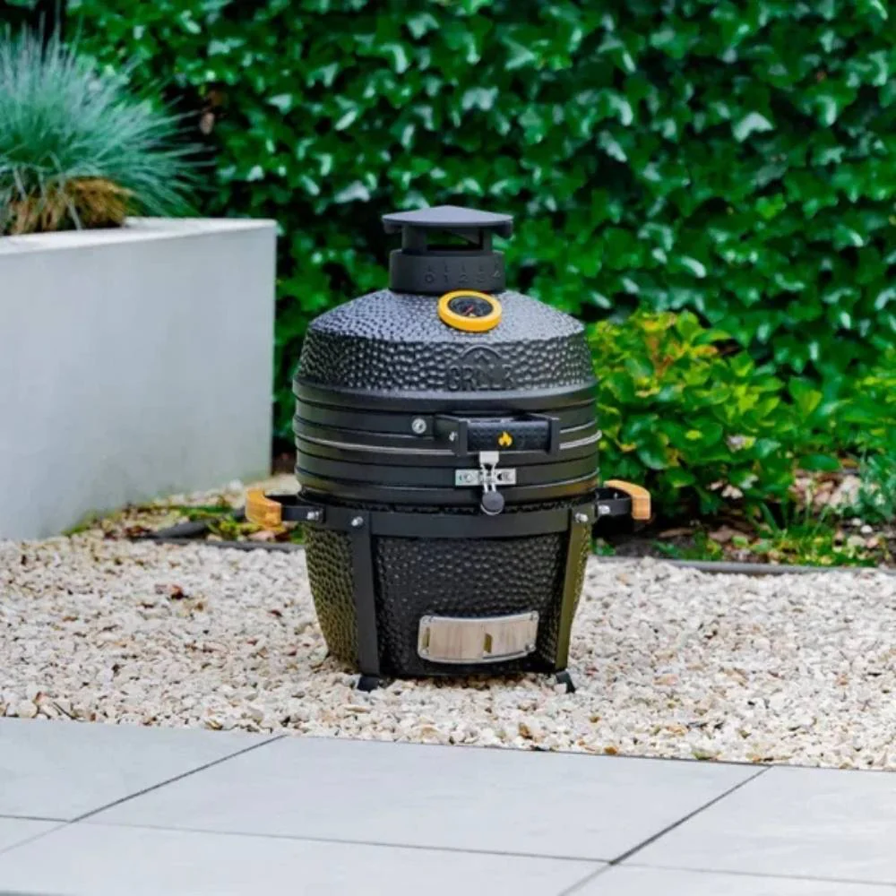 GRLLR Ember Classic 16 Inch Charcoal Black Kamado BBQ - Image 3