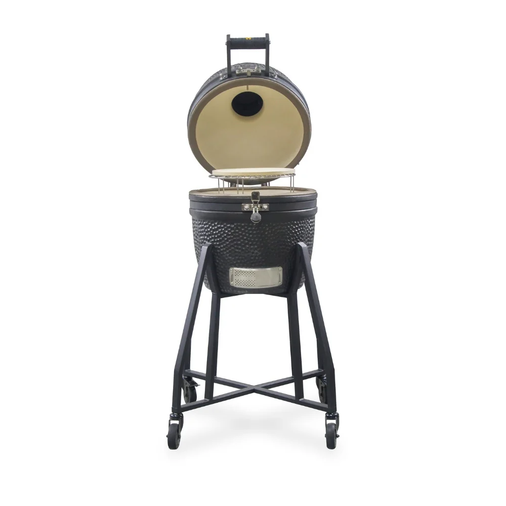 GRLLR Ember Classic 16 Inch Charcoal Black Kamado BBQ - Image 4