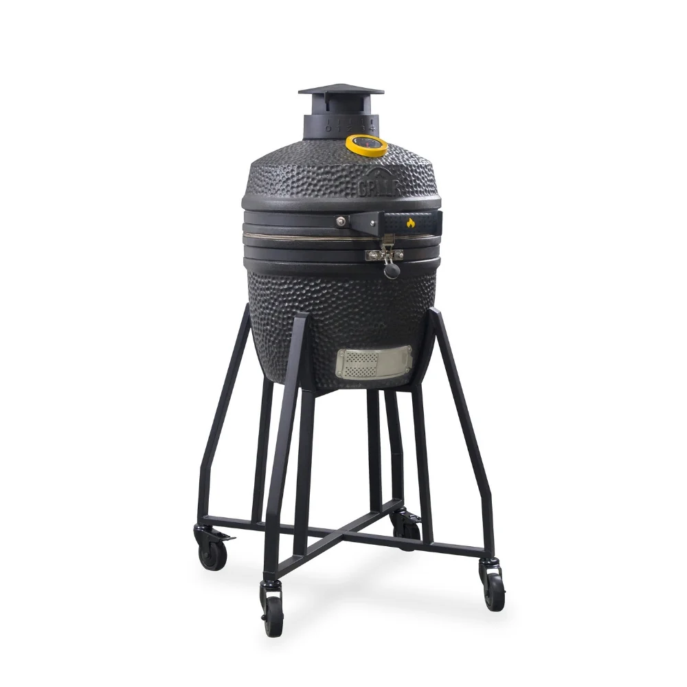 GRLLR Ember Classic 16 Inch Charcoal Black Kamado BBQ - Image 5