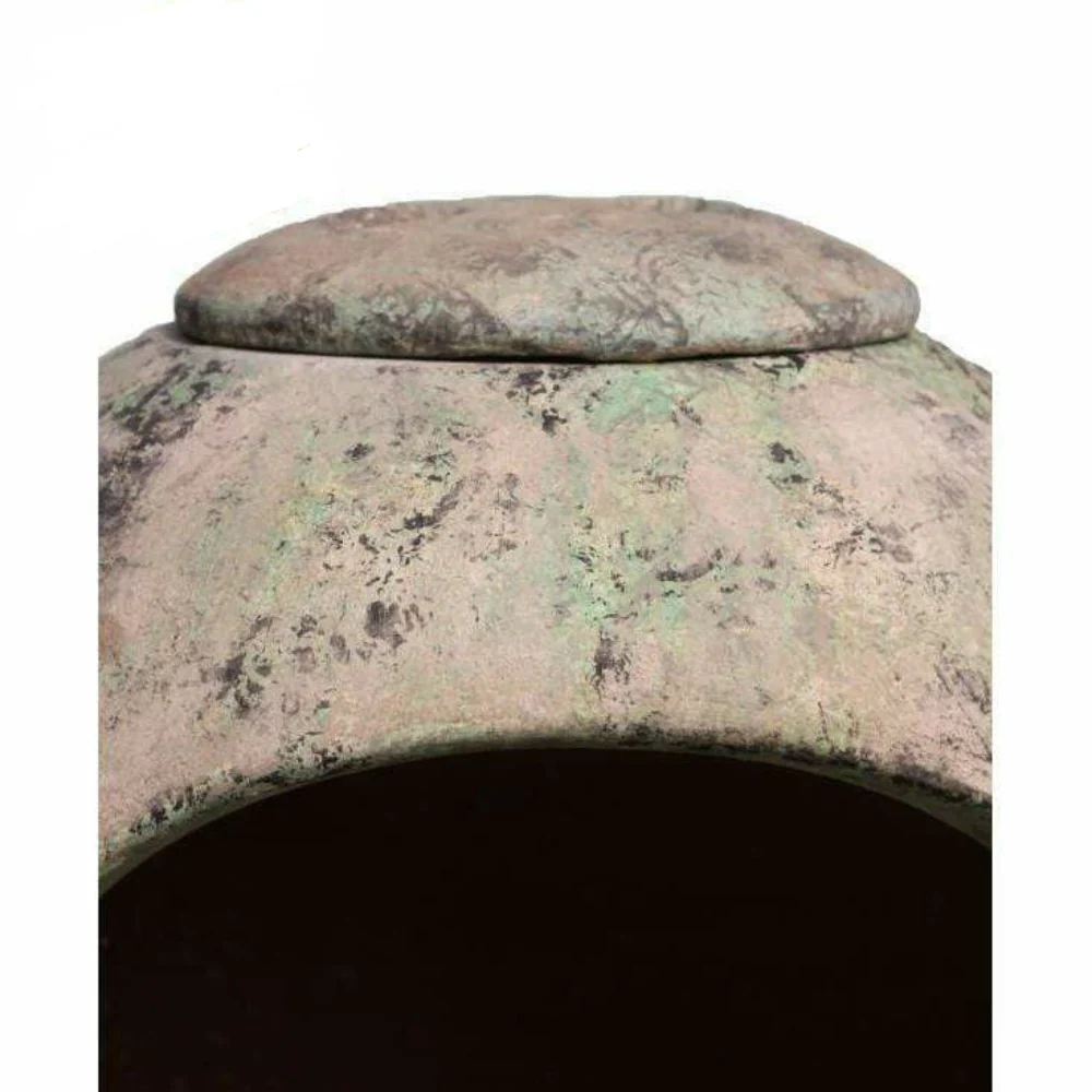 Gardeco Haeddyn Mexican Clay Chimenea Ellipse Shaped inc Stand and Lid  - Image 6