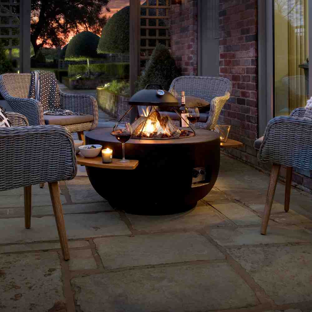Happy Cocooning BBQ Grill 91cm Fire Bowl - Image 3