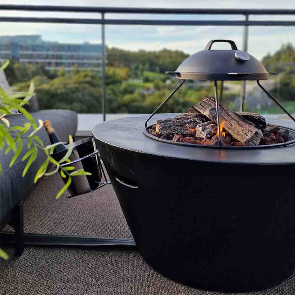 Happy Cocooning BBQ Grill 91cm Fire Bowl - Image 4
