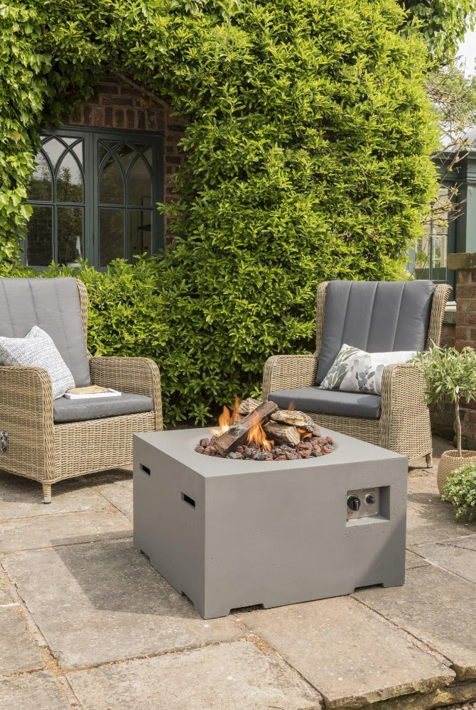 Happy Cocooning Gas Fire Pit Small Square 60cm - Image 5