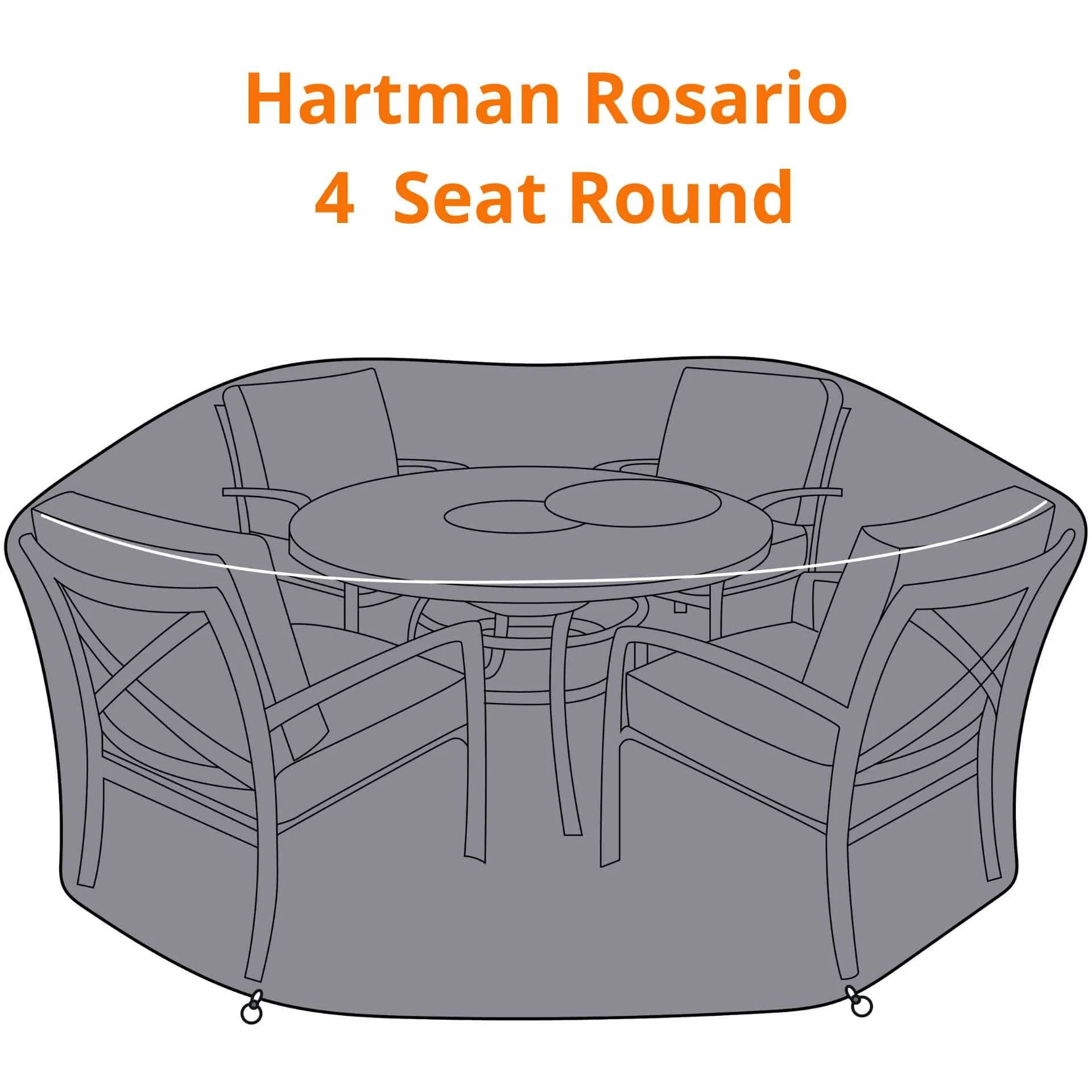 Hartman Covers for the Amalfi, Apollo, Aurora and Rosario Fire Pit Table Sets - Image 17