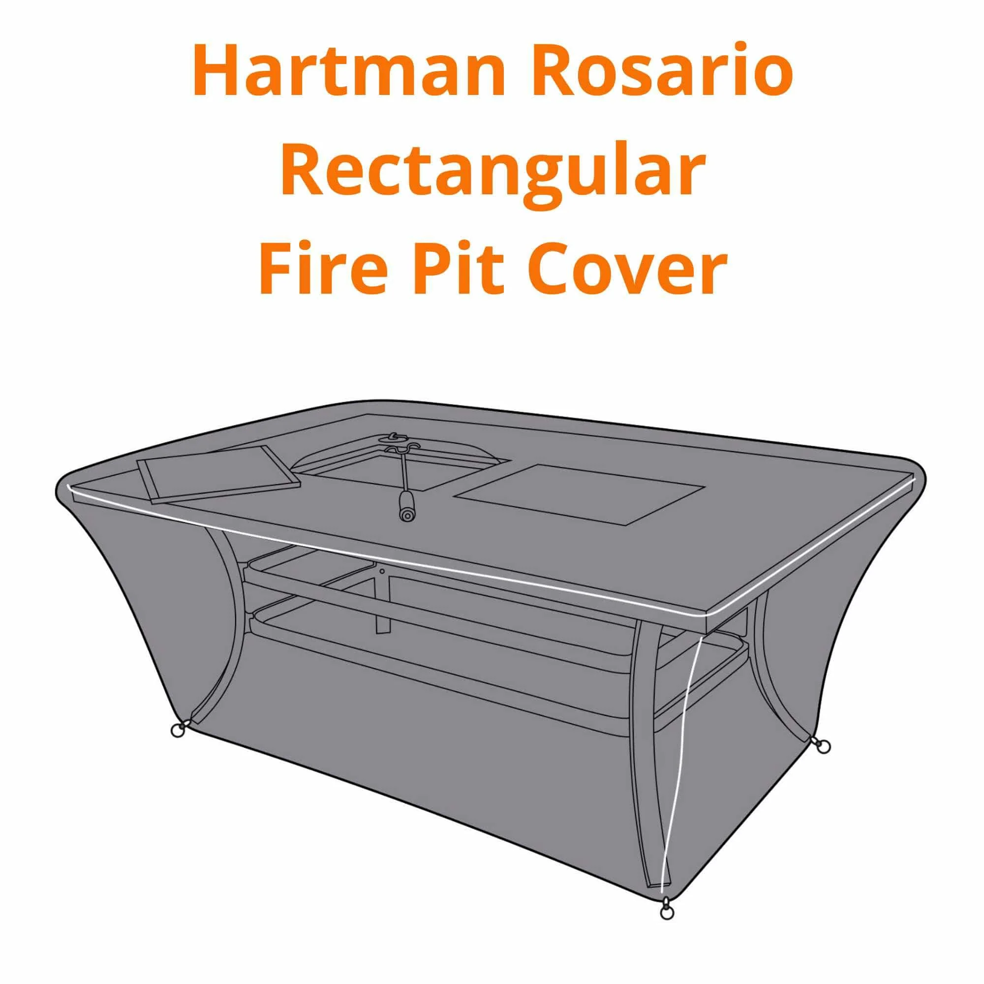 Hartman Covers for the Amalfi, Apollo, Aurora and Rosario Fire Pit Table Sets - Image 18