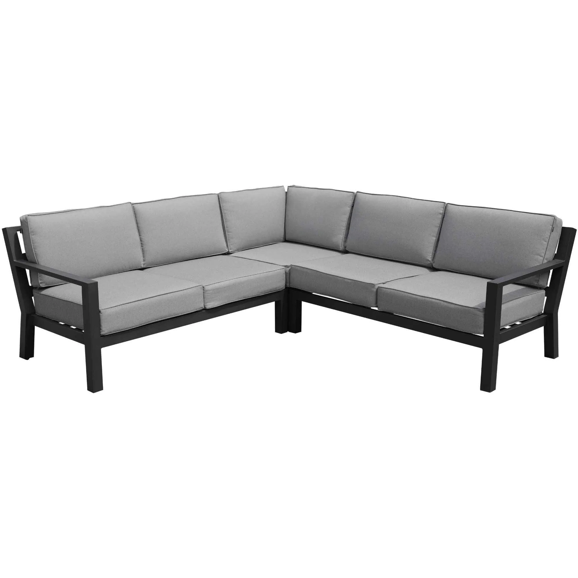 Hartman Apollo Square Gas Fire Pit Casual Dining Set with Lounge Chairs - Image 7