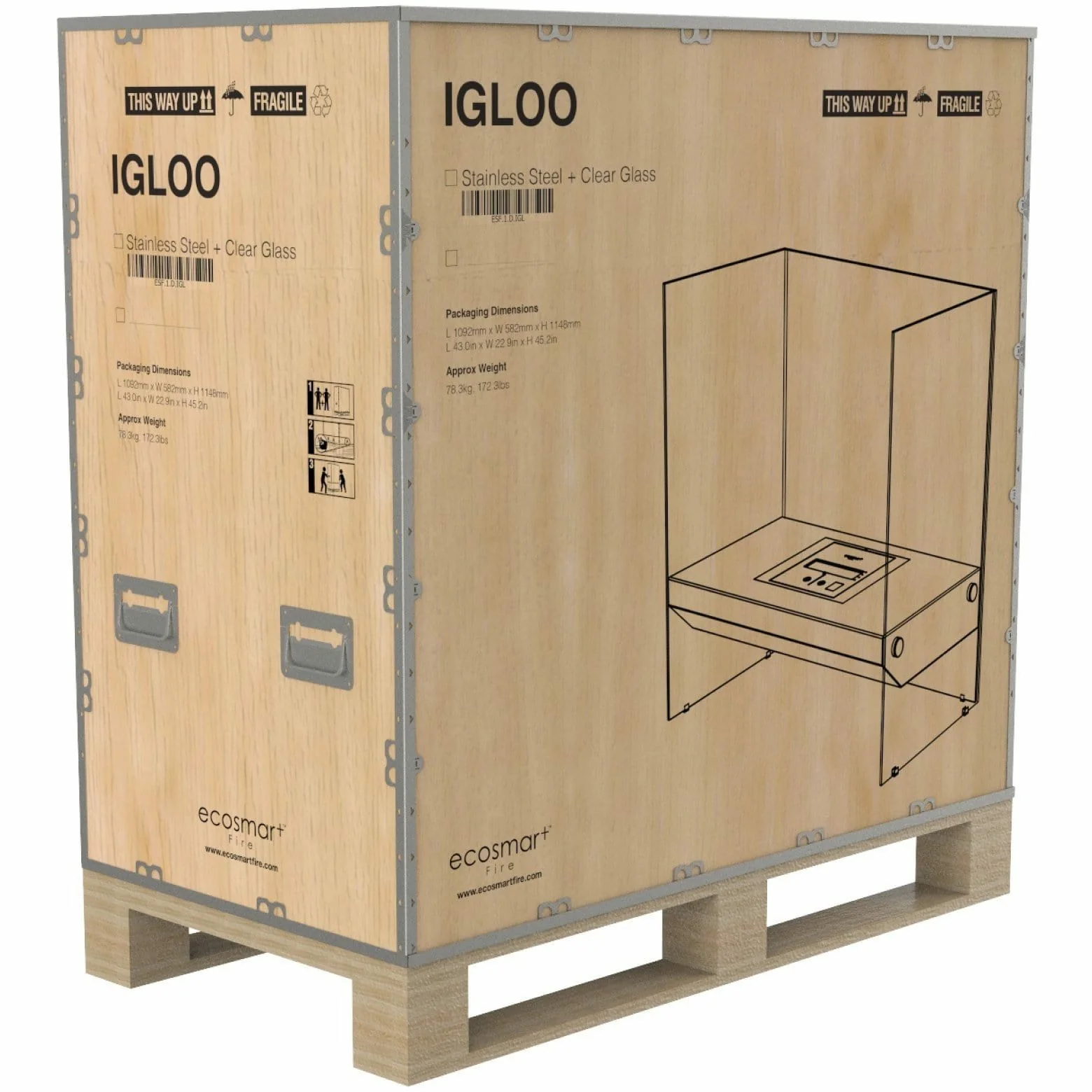 EcoSmart Fire Igloo Designer Fireplace - Image 11