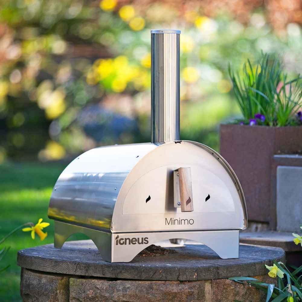 Igneus Minimo Outdoor Wood Burning Pizza Oven - Image 4
