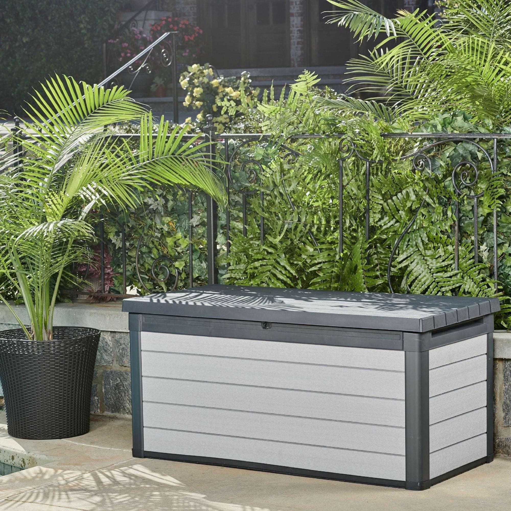 Keter Denali Grey 757 litre Duotech Garden Storage Box - Image 3