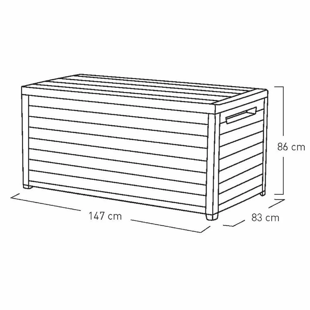 Keter XXL Storage Deck Box Anthracite - Image 9