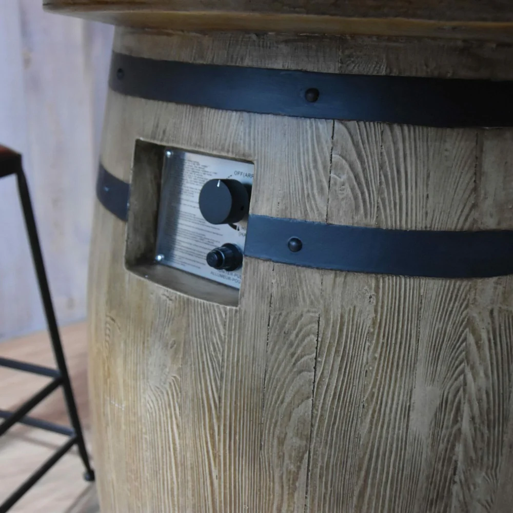 Elementi Fire Lafite Barrel Bar Table - Image 4