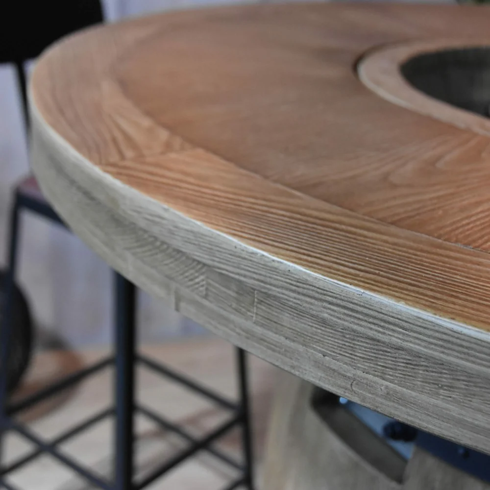 Elementi Fire Lafite Barrel Bar Table - Image 5