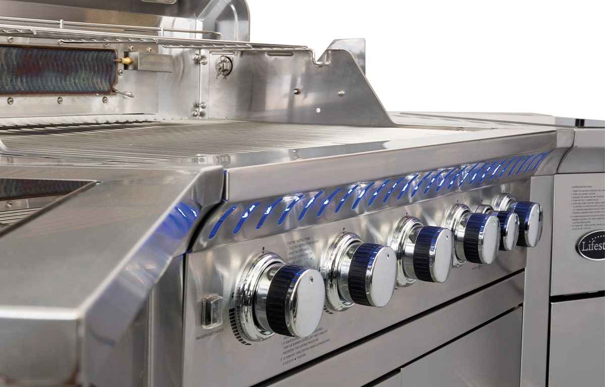 Lifestyle Bahama Island Gas Barbecue Stainless Steel - Image 3