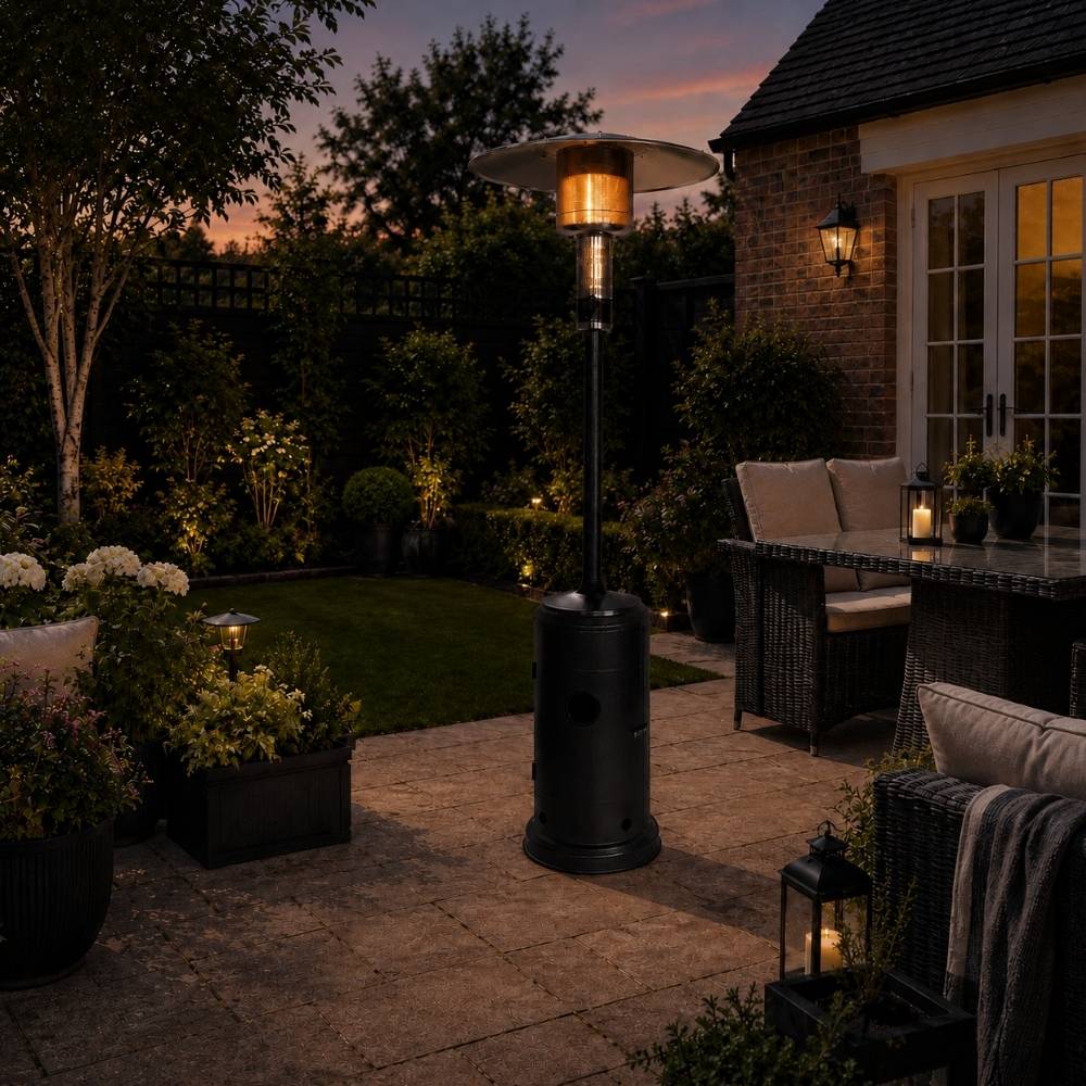 Lifestyle Capri Black Patio Heater - Image 3