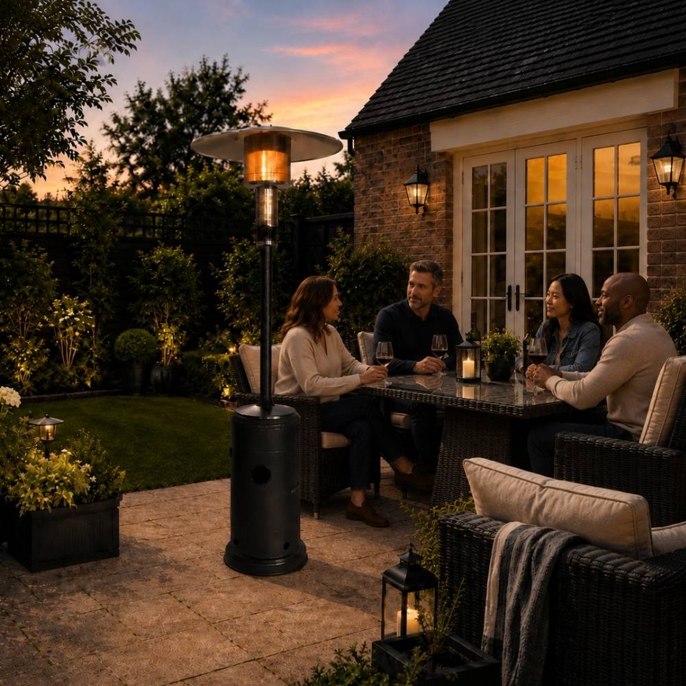 Lifestyle Capri Black Patio Heater - Image 4