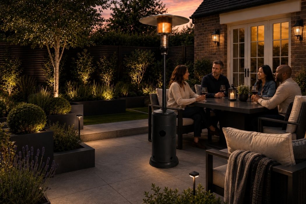 Lifestyle Capri Black Patio Heater - Image 5