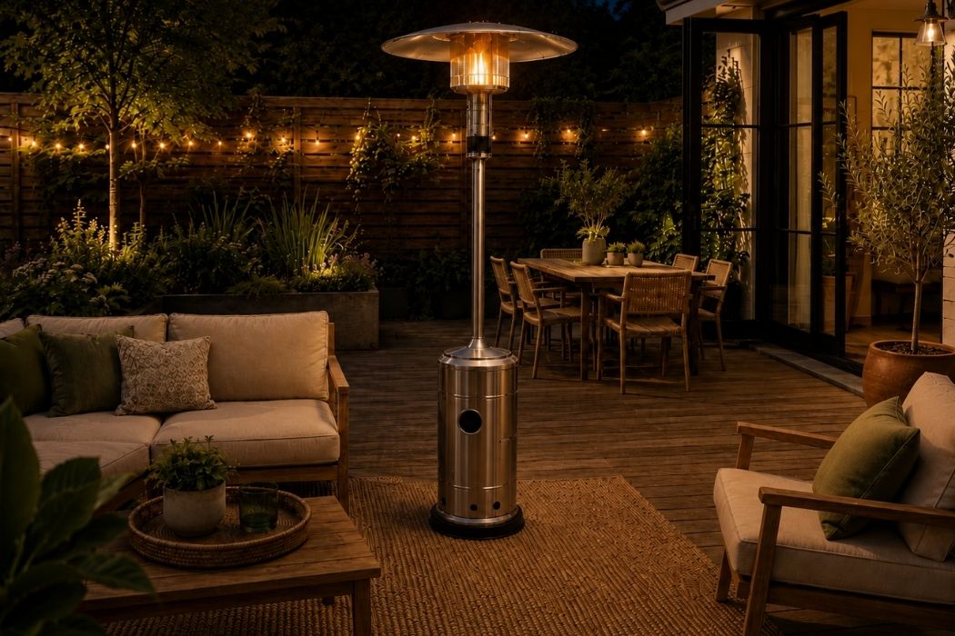 Lifestyle Capri Stainless Steel Patio Heater - Image 5