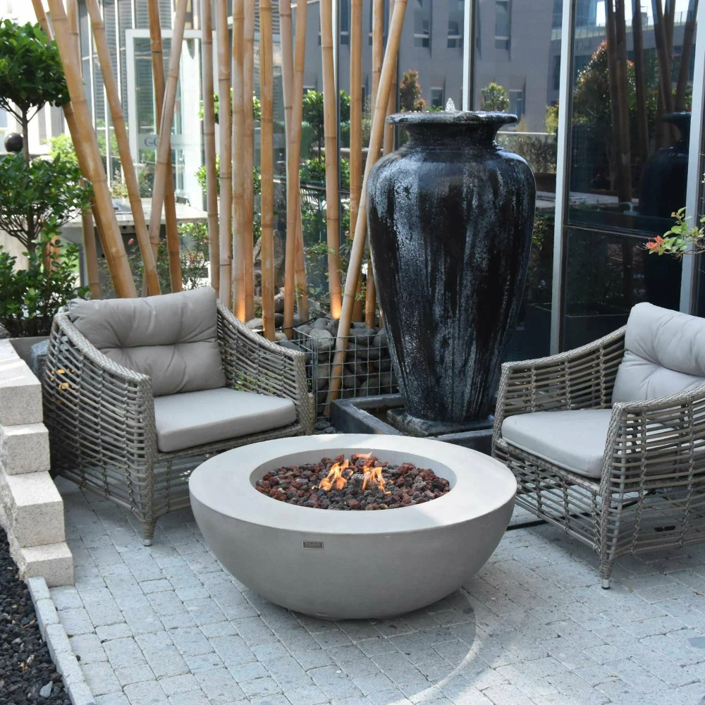 Elementi Fire Lunar Fire Bowl Table - Image 6