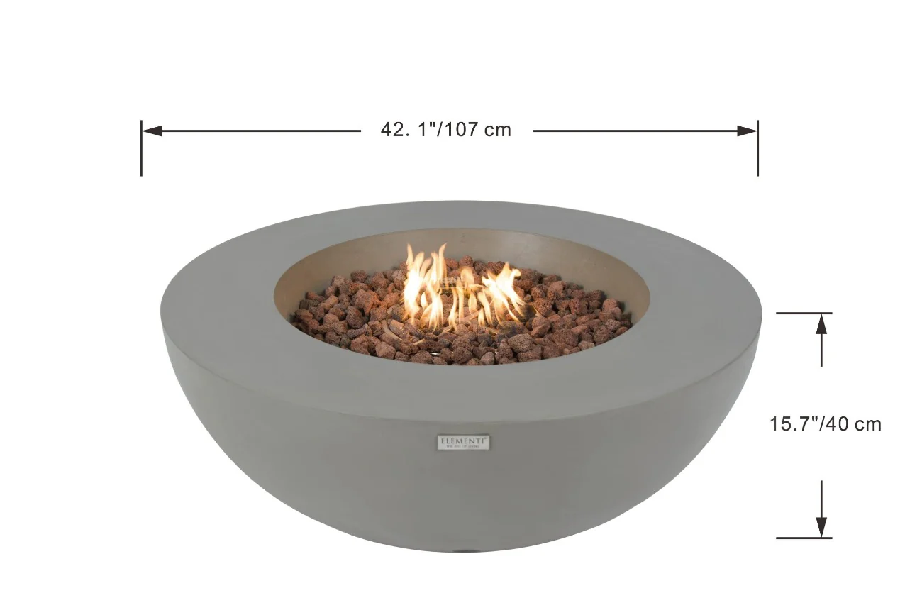 Elementi Fire Lunar Fire Bowl Table - Image 9