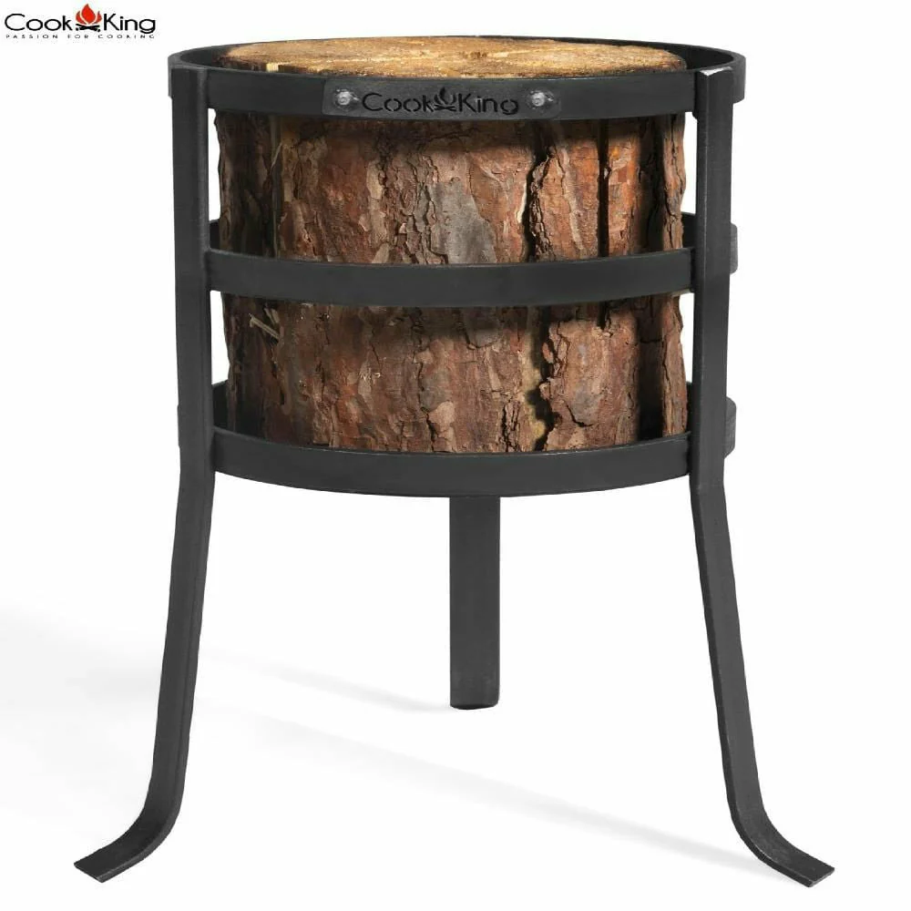 Cook King Malmo Swedish Fire Basket for Swedish Fire Log - Image 2