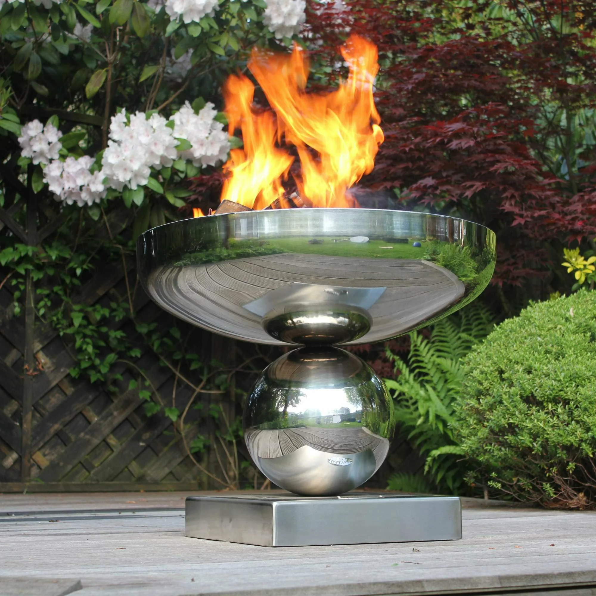 Metal Vision Stainless Steel Fire Pit - Image 6