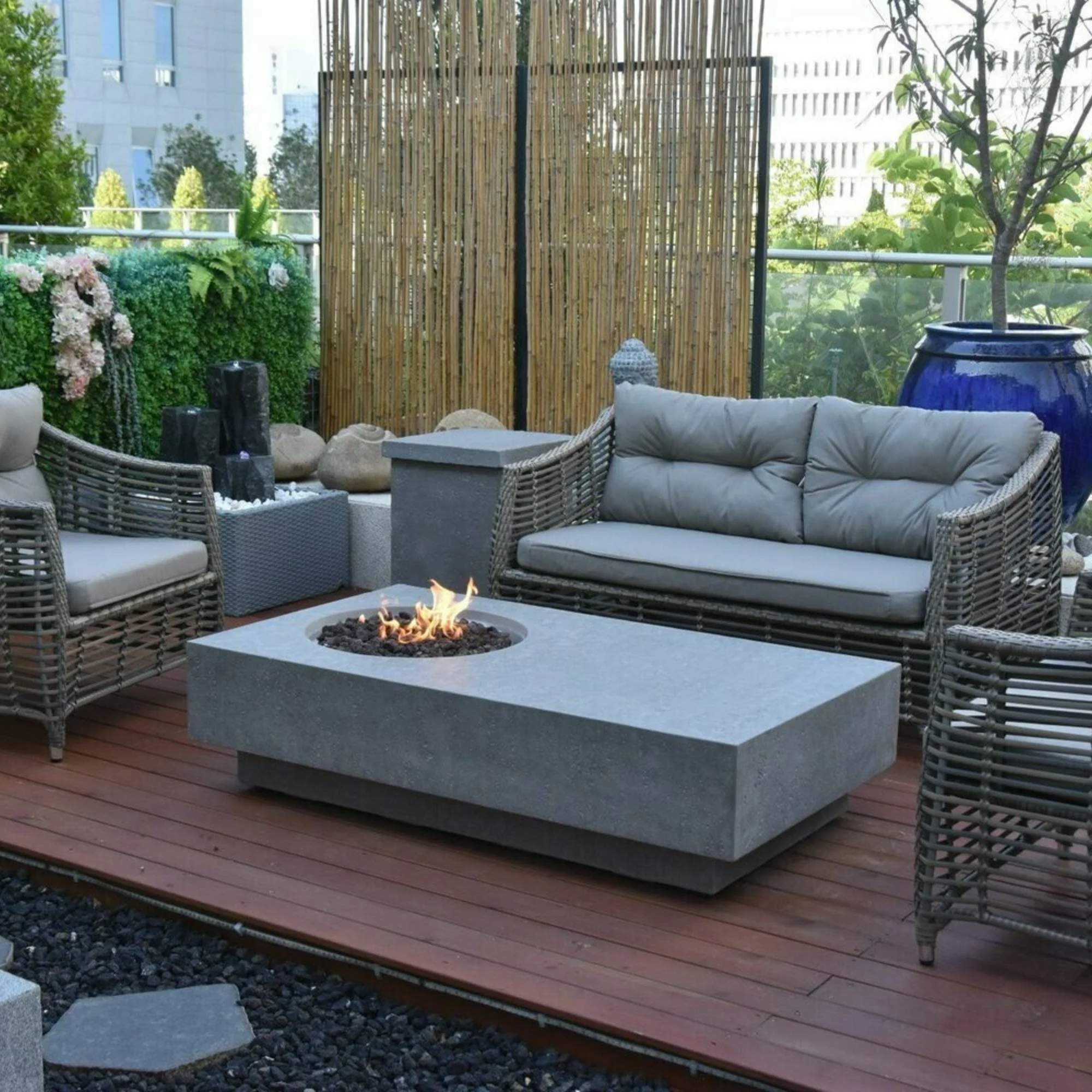 Elementi Fire Metropolis Fire Pit Table - Image 2