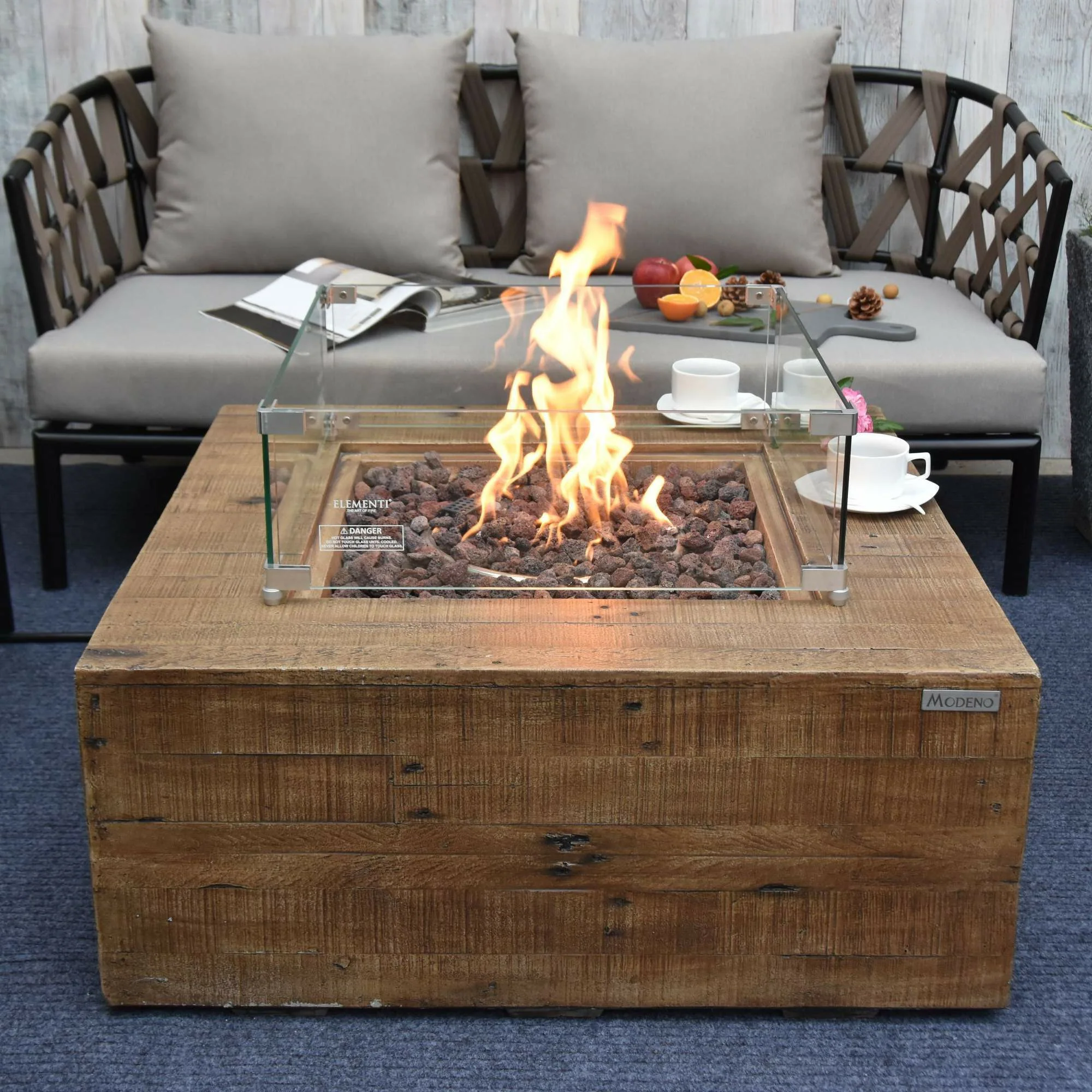 Modeno Wilton Fire Pit Coffee Table - Image 5