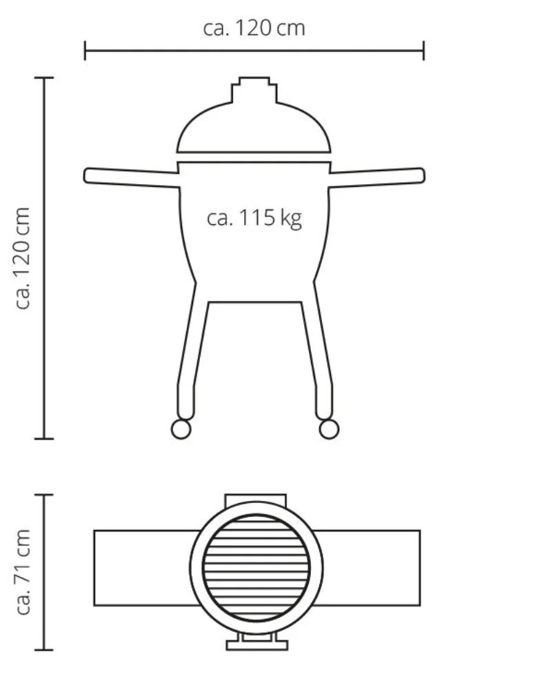 Monolith Classic Pro Series 2.0 Ceramic BBQ Smoker and Grill - Image 7