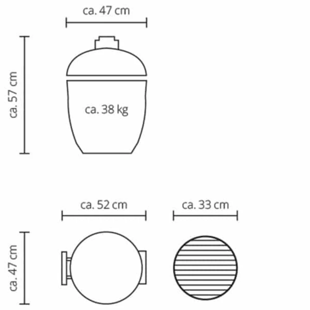 Monolith Junior Pro Series 2.0 Ceramic BBQ Smoker and Grill - Image 5