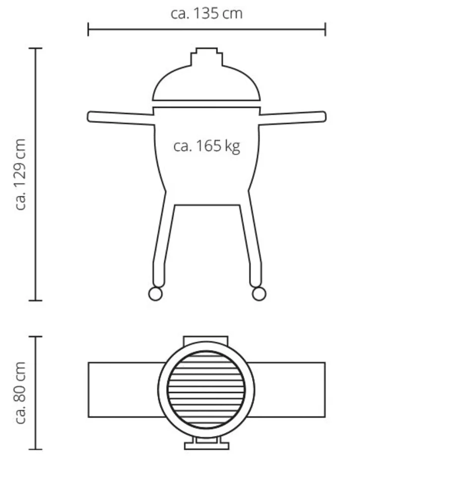 Monolith LeChef Pro Series 2.0 Ceramic BBQ Smoker and Grill - Image 10