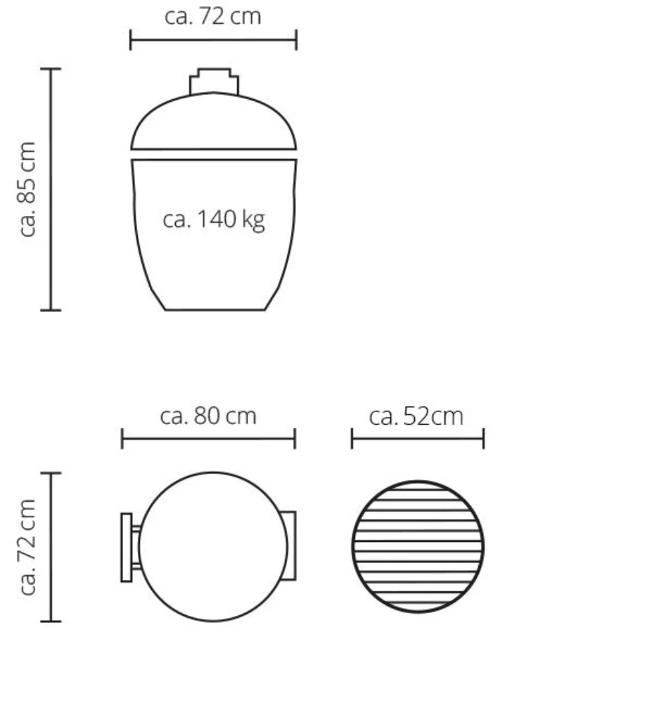 Monolith LeChef Pro Series 2.0 Ceramic BBQ Smoker and Grill - Image 9
