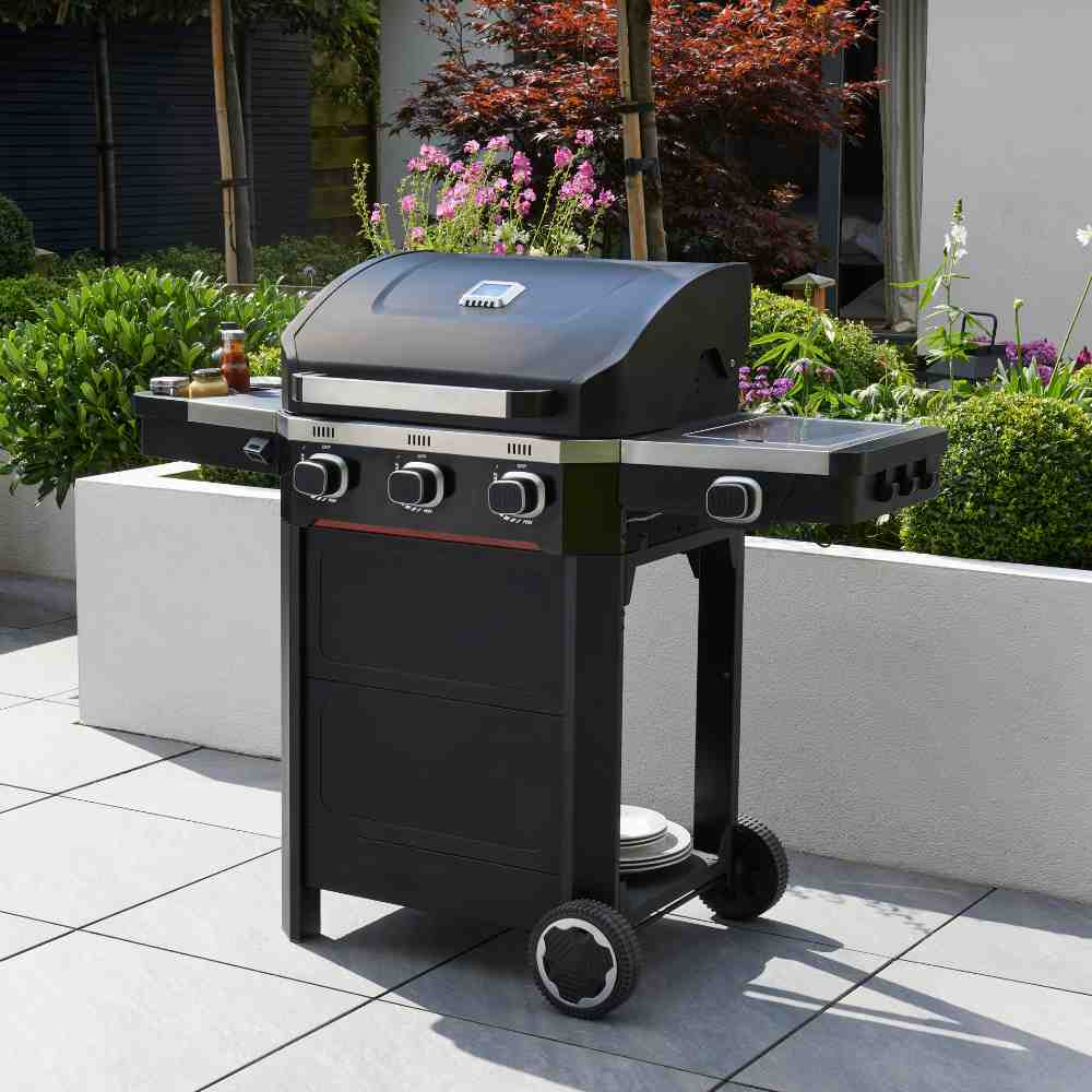 Norfolk Grills Atlas 3 Gas BBQ Grill - Image 4