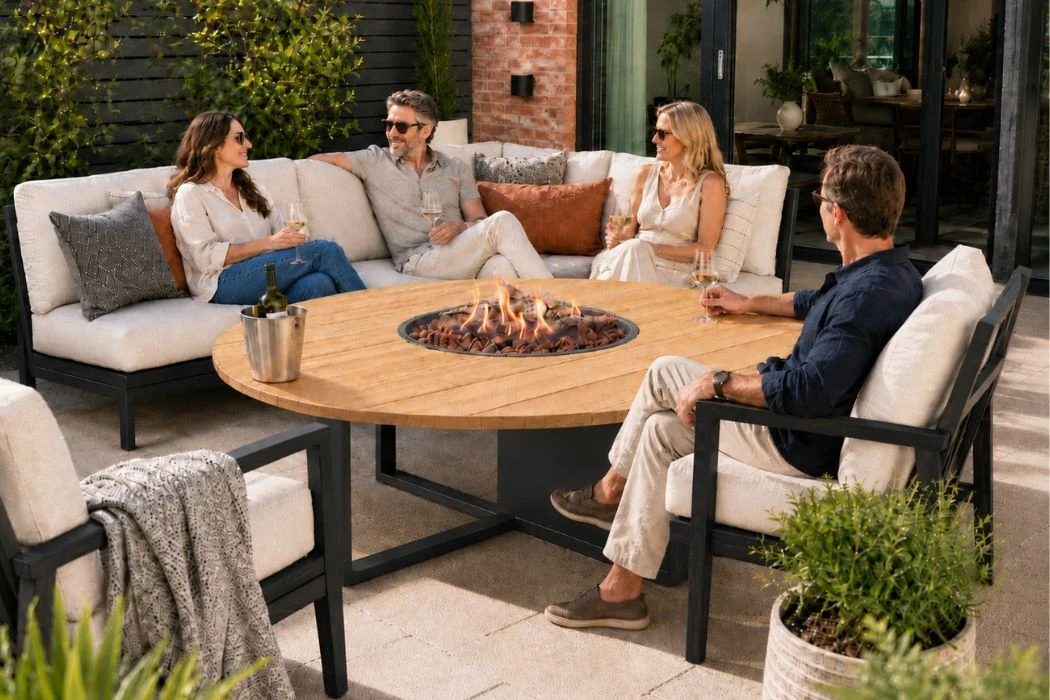 Pacifc Lifestyle Cosiloft 120 Round Gas Fire Pit Table - Image 4
