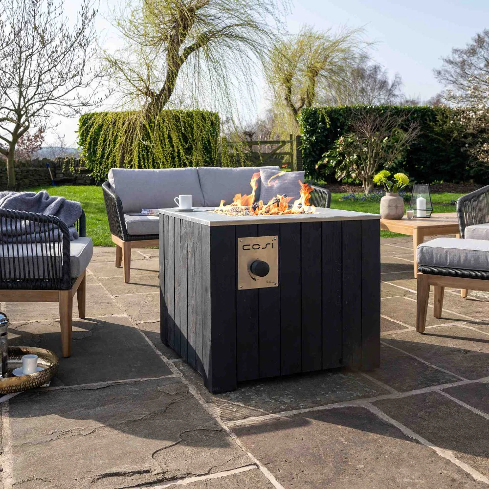 Pacific Lifestyle Cosicube 70 Fire Pit in Black or Grey - Image 4