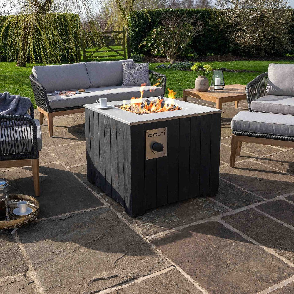 Pacific Lifestyle Cosicube 70 Fire Pit in Black or Grey - Image 8