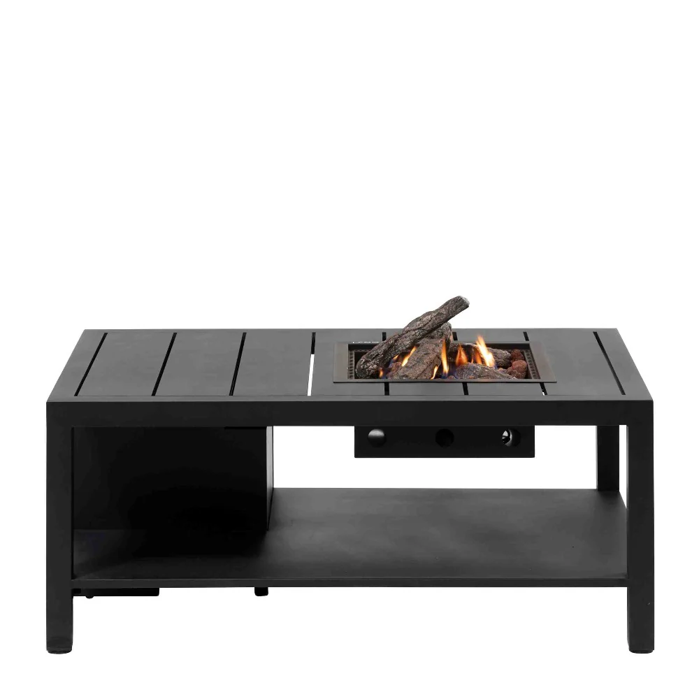 Pacific Lifestyle Cosiflow 120 Gas Fire Pit Table Black - Image 2