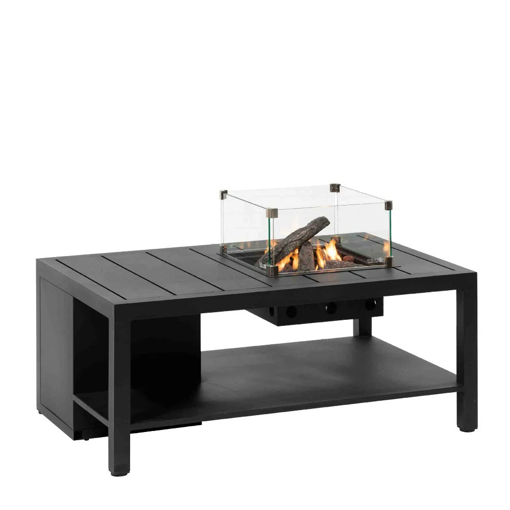 Pacific Lifestyle Cosiflow 120 Gas Fire Pit Table Black - Image 3