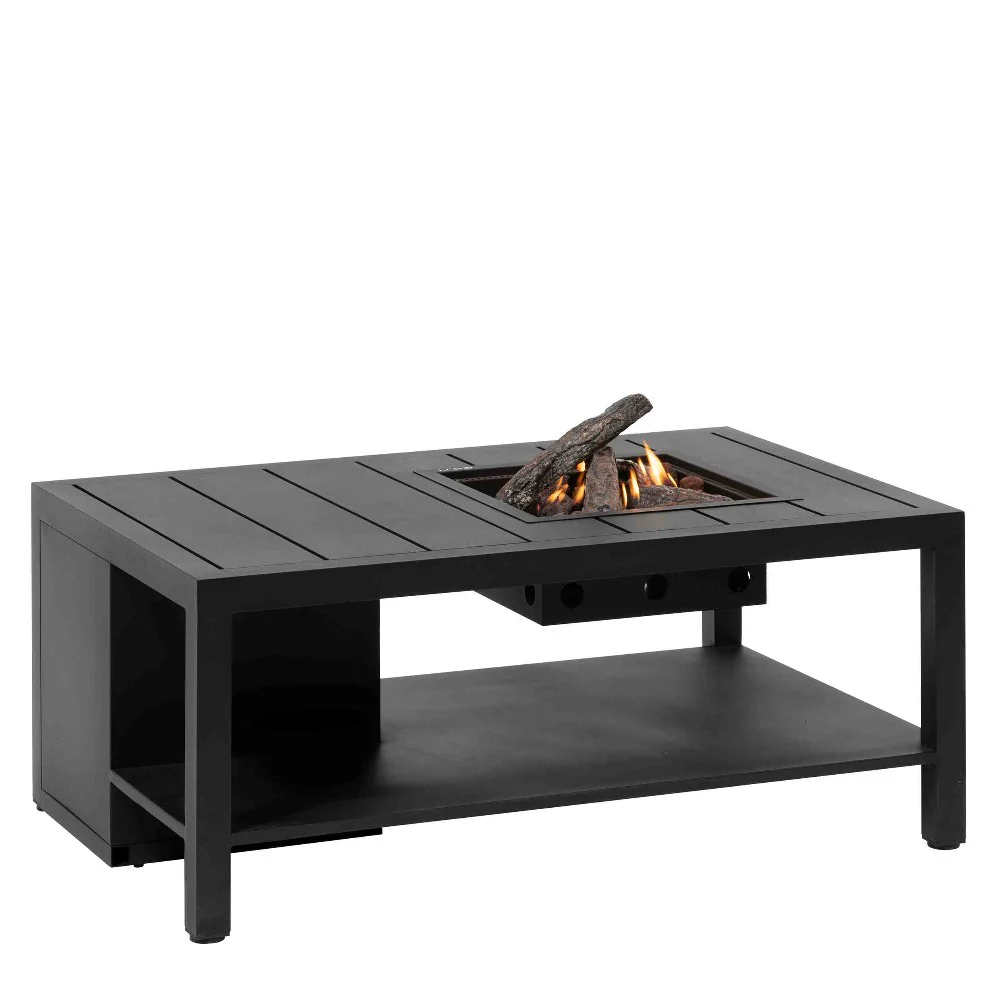 Pacific Lifestyle Cosiflow 120 Gas Fire Pit Table Black - Image 5