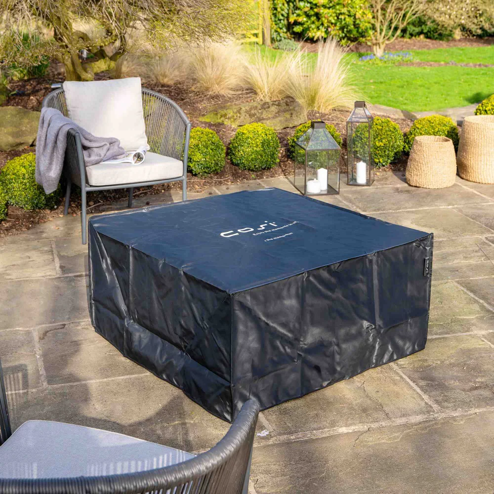 Pacific Lifestyle Cosiloft 100 Gas Fire Pit Table Black Aluminium Frame - Image 10