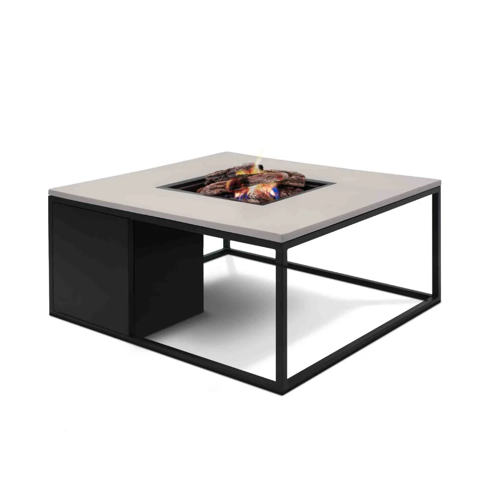 Pacific Lifestyle Cosiloft 100 Gas Fire Pit Table Black Aluminium Frame - Image 11
