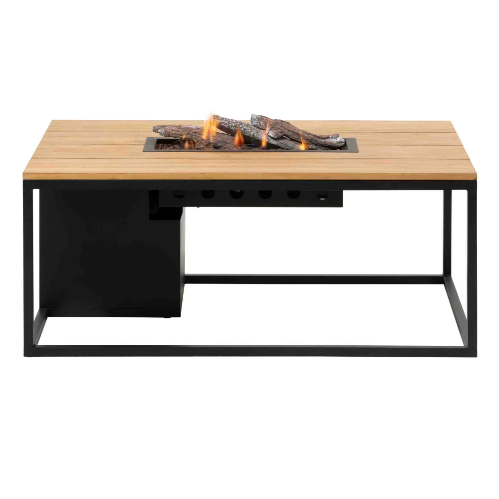 Pacific Lifestyle Cosiloft 120 Gas Fire Pit Table Black Aluminium Frame - Image 2