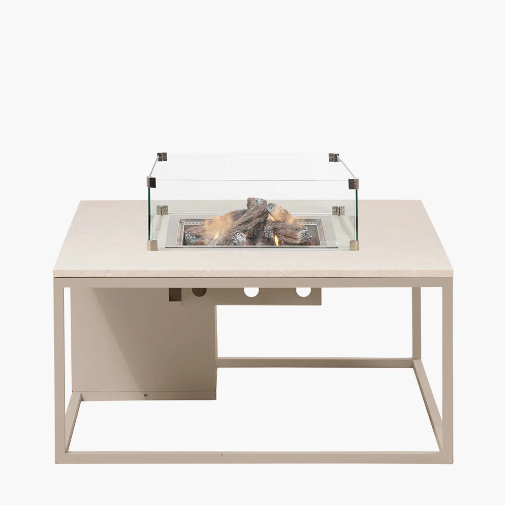 Pacific Lifestyle Cosiloft Gas Fire Pit Table Sandy Beige - Image 5