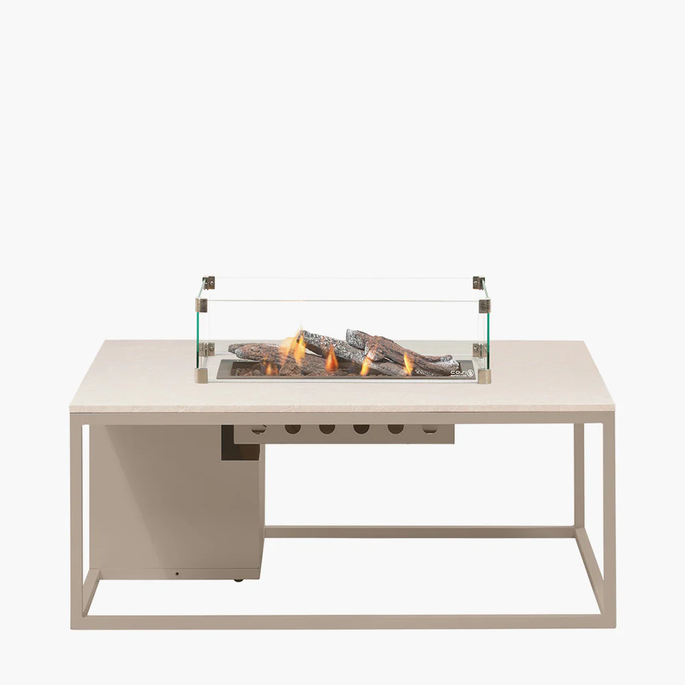 Pacific Lifestyle Cosiloft Gas Fire Pit Table Sandy Beige - Image 6