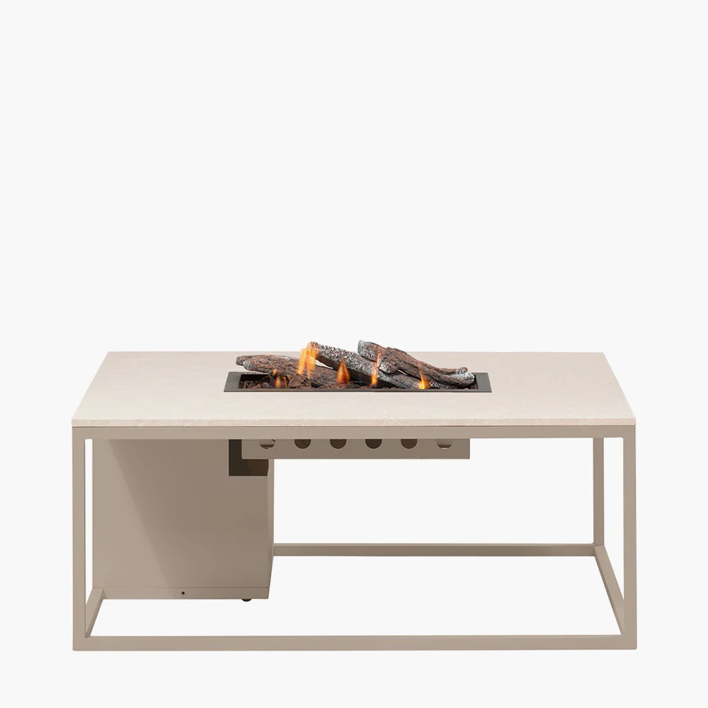 Pacific Lifestyle Cosiloft Gas Fire Pit Table Sandy Beige - Image 8